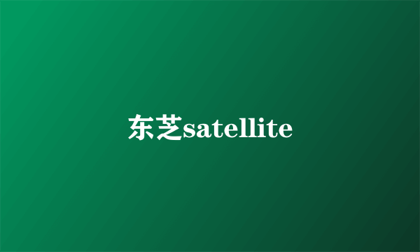 东芝satellite