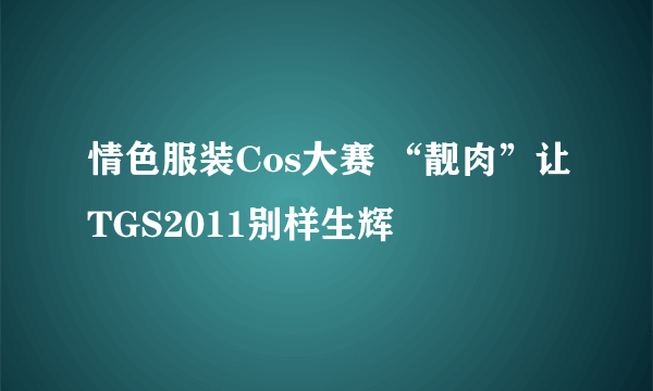 情色服装Cos大赛 “靓肉”让TGS2011别样生辉