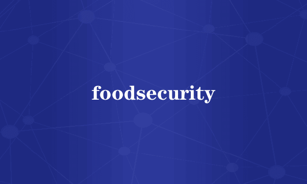 foodsecurity