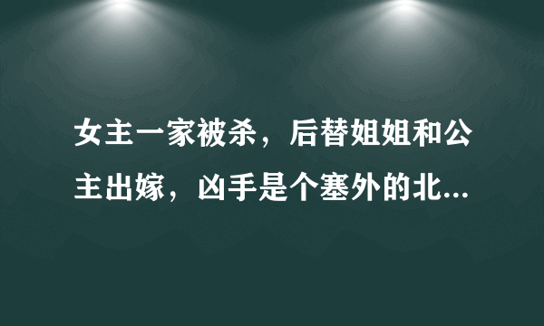 女主一家被杀，后替姐姐和公主出嫁，凶手是个塞外的北王，身上有龙纹？